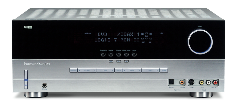 AVR 140 - Black - Audio/Video Receiver With Dolby Digital & DTS (50 watts x 2 | 40 watts x 6) - Hero